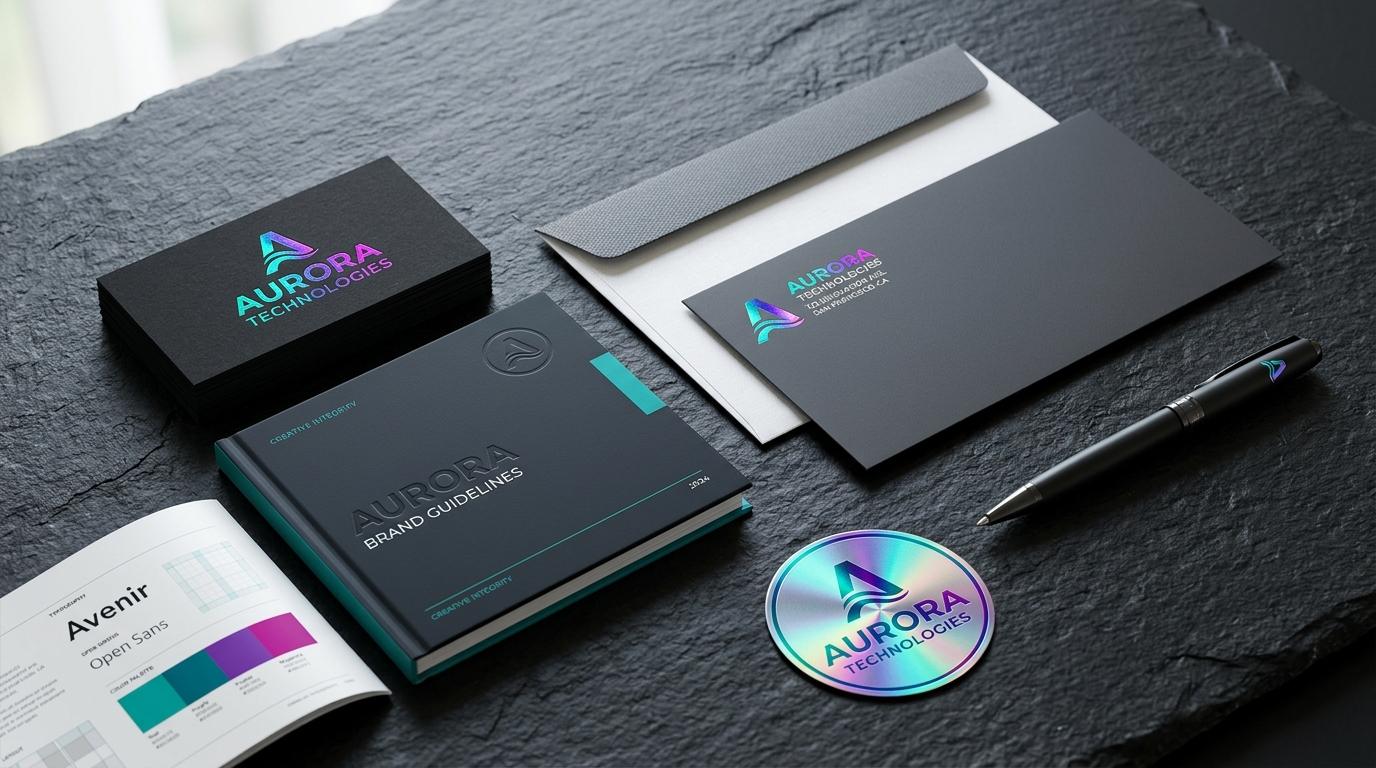 Aurora Technologies Brand Guidelines and Corporate Stationery